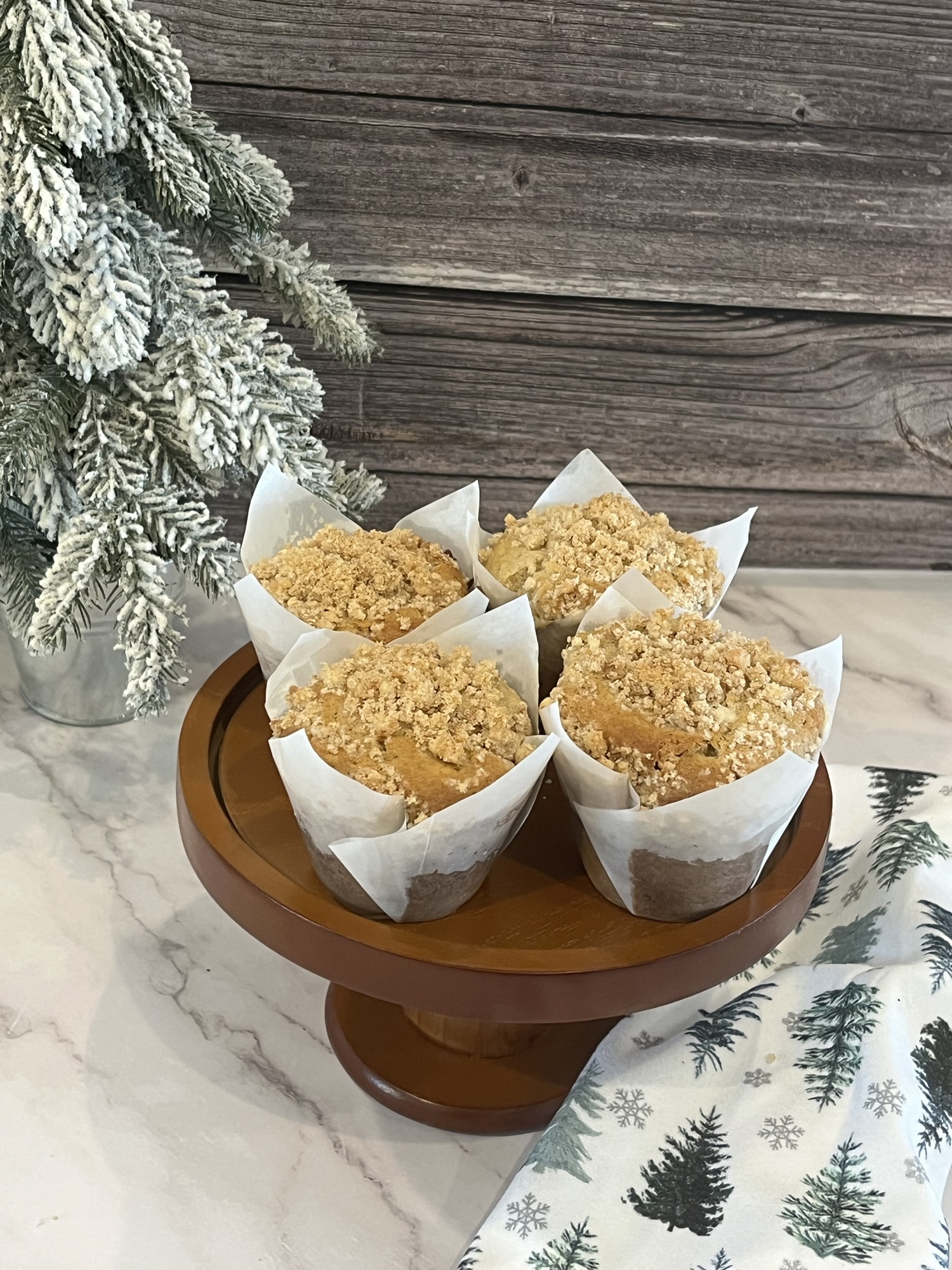 Eggnog Discard Muffins